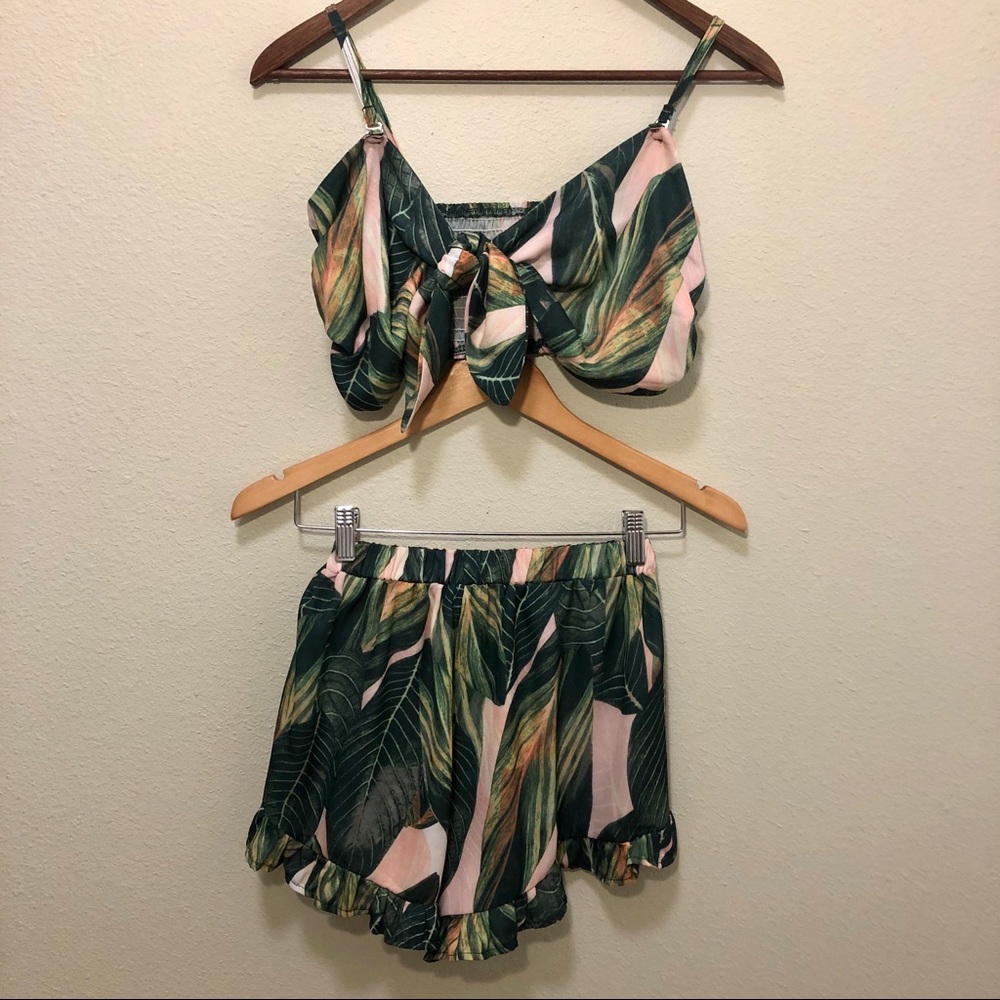 2 piece banana leaf set